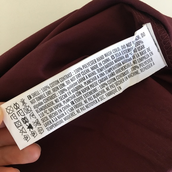 NWT Endless Rose Burgundy Louvre Crochet Boho Top - Picture 7 of 8